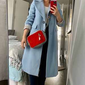 Light blue, periwinkle coat
